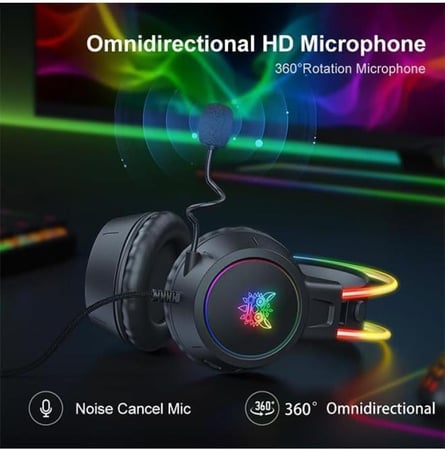 اسعار سماعة onikuma رأس سلكية x15 pro - متجر بداية اللعبة