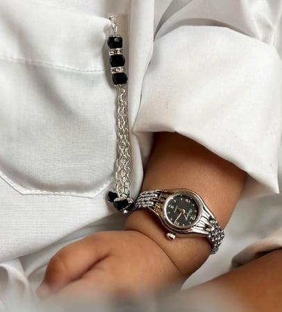 طقم اطفال ساعه سبحه وقلم