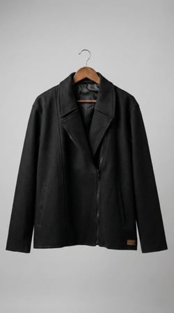 جاكيت شتوي رجالي لون اسود