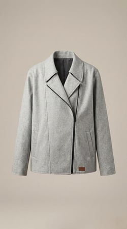 جاكيت شتوي رجالي لون رصاصي