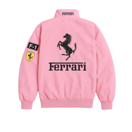 جاكيت فيراري وردي بينك