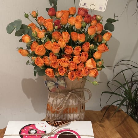 دونات دانكن مع ورد: لأن التفاصيل الصغيرة تصنع  الذكرى