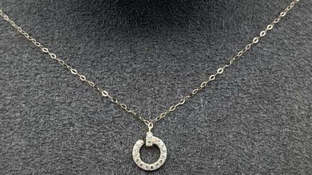 ميني بوكيه ناعم مع عقد ذهب