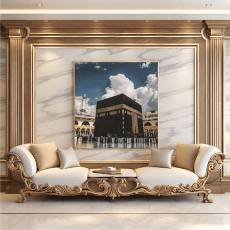 لوحة جدارية الحرم المكي A1613