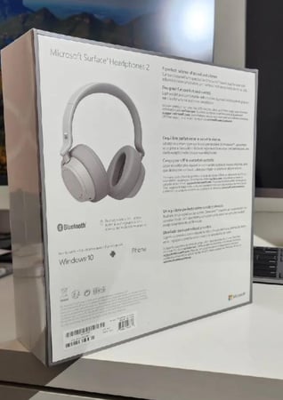 Microsoft Surface 2 Grey Wireless Over-Ear Headphones