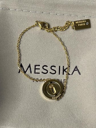 أسوارة  MESSIKA معدن ذهبي بكريستالات