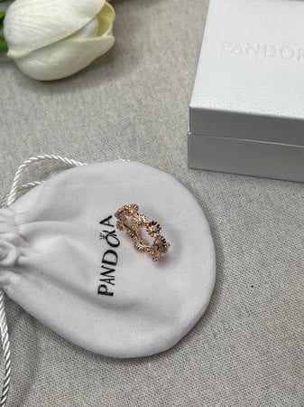 خاتم باندورا PANDORA قولد روز