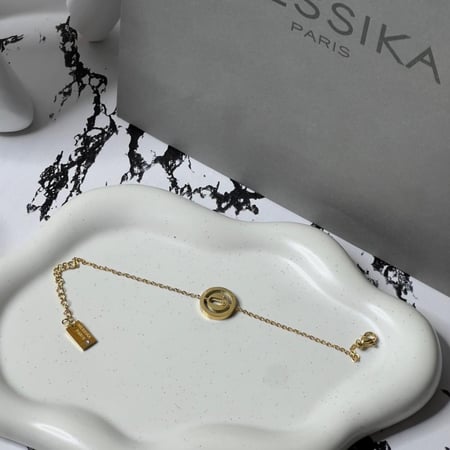 أسوارة  MESSIKA معدن ذهبي بكريستالات
