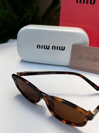 نظارة miu miu إطار تايقر- عدسة بني