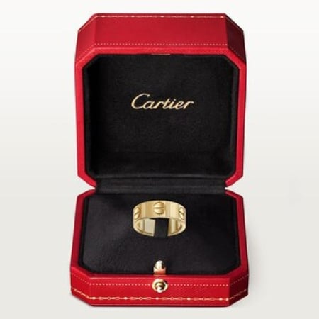 أسوارة + خاتم cartier مقاس 15 سم ذهبي