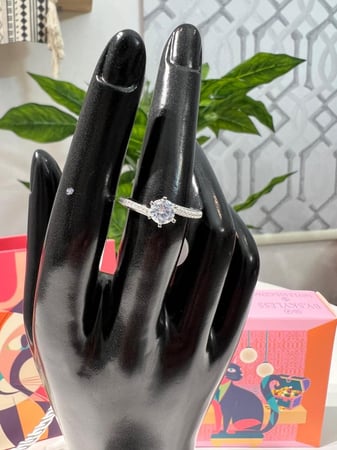 خاتم فضه عيار 925