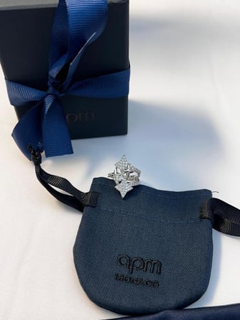 خاتم apm الفضي