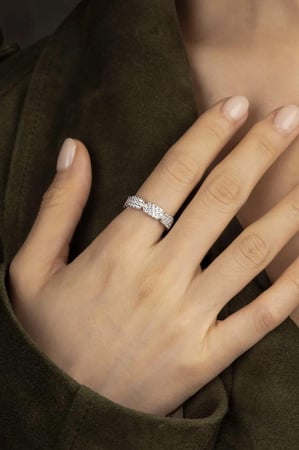 خاتم apm الفضي