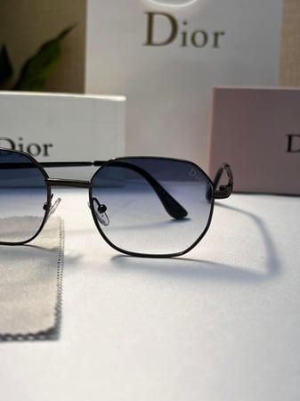 نظارة  Dior - إطار اسود - عدسة مدرج
