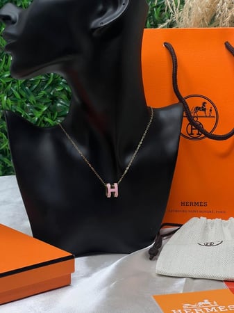 سلسال  HERMES معدن ذهبي  وردي