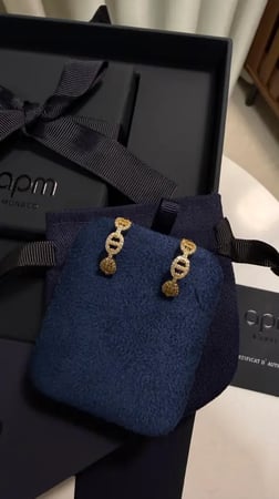 حلق مايلي مارين apm ذهبي