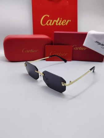نظارة carter اطار ذهبي - عدسة أسود