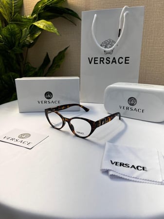 نظارة versace- إطار تايقر - عدسة شفافة