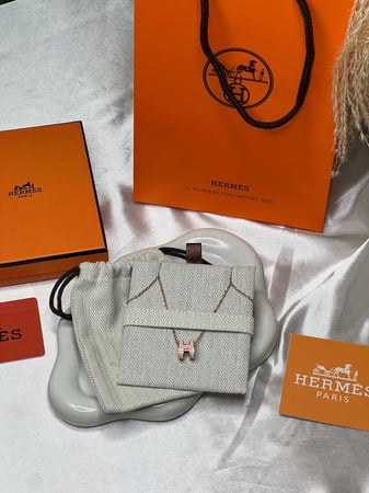 سلسال  HERMES معدن ذهبي  وردي