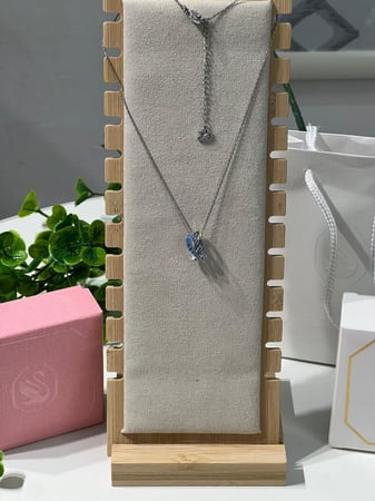 سلسال سوارفيسكي فضي - أزرق