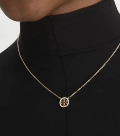 سلسال ميلر بافيه  TORY BURCH معدن ذهبي