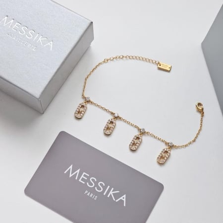 أسوارة  MESSIKA معدن فضي