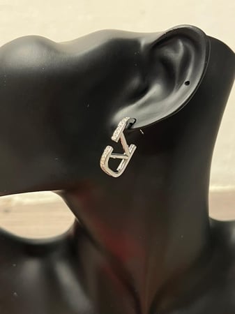 حلق VALENTINO فضي