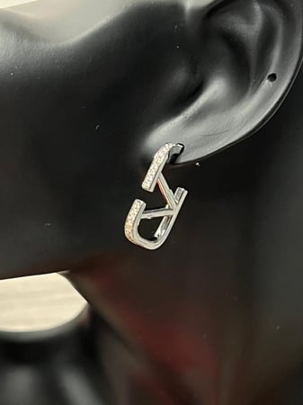 حلق VALENTINO فضي