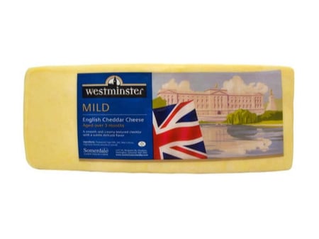 Westminster white cheddar block cheese
