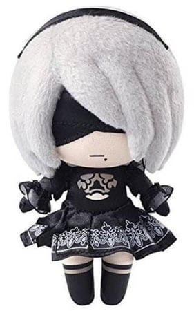 NieR:Automata YoRHa No. 2 Type B 2B Mini Plush Toy Square Enix Anime Japan New