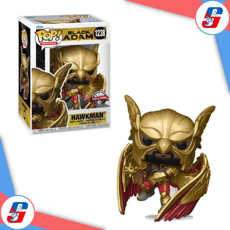 Pop! Heroes: Black Adam- Hawkman (Exc)