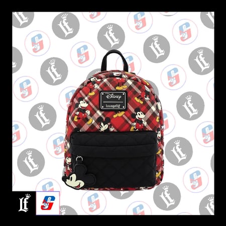 Loungefly - Mickey Mouse Twill Mini Backpack