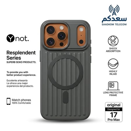 جراب  Resplendent Series ماركة. Y not لـ iPhone 17 Pro Max مع حماية الكاميرا