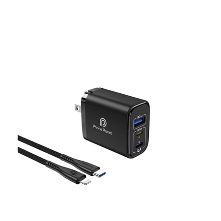 فيش جداري 30 واط مدخلين typc ومدخل usb فون بلانت