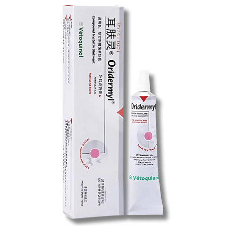 اوريديرميل مرهم علاج عث الاذن للقطط والكلاب