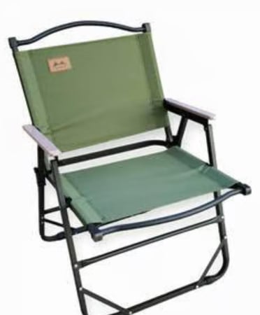 طقم كراسي  زيتي مع طاولة لون اسود