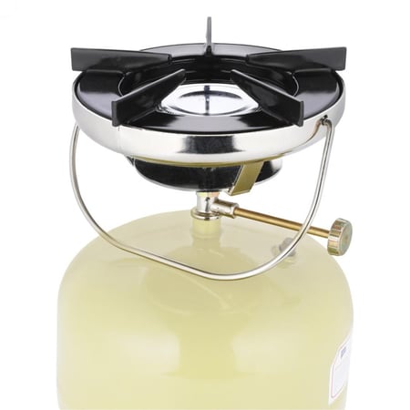 بي كي إل، موقد غاز للمخيمات هندي، رأس دافور، فضي، مقاس 18