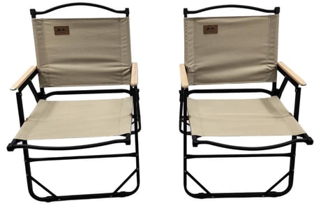 طقم كراسي  بيج مع طاولة الحزم لون اسود