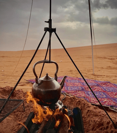 قنارة شاهي مع شنطة