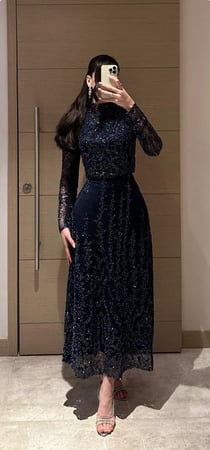 فستان الهام الانيقة