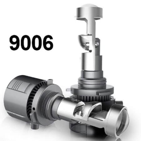 H4 H7 لمبات ليد بعدسات للسيارات والدراجات النارية التي لا يوجد بها عدسات