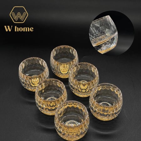 طقم فناجين قهوة كرستال