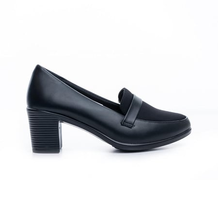 حذاء لوفر كلاسيك مريح بكعب متوسط | PointOne 174