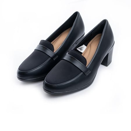 حذاء لوفر كلاسيك مريح بكعب متوسط | PointOne 174