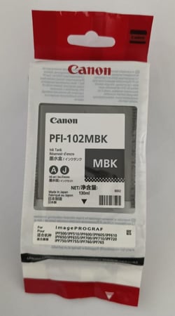 canon PFI- 102MPK ink for imagePROGRAF  iPF500/iPF510/iPF600/iPF605/iPF610 iPF650/iPF655/iPF700/iPF710/iPF720 iPF750/iPF755/iPF760/iPF765