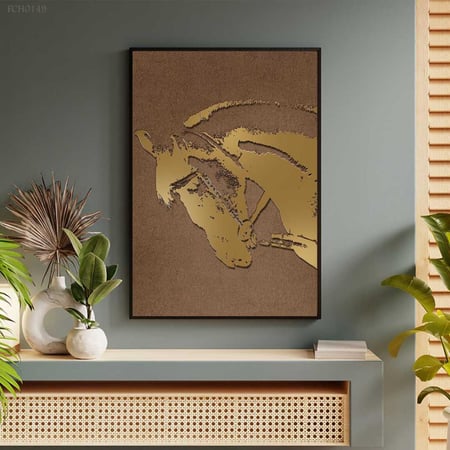 لوحات جدارية خيل عربي