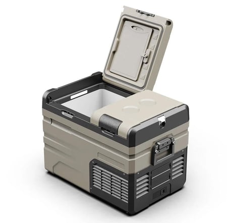 ثلاجة سياره محموله 35 لتر Alpicoo ( قسمين )