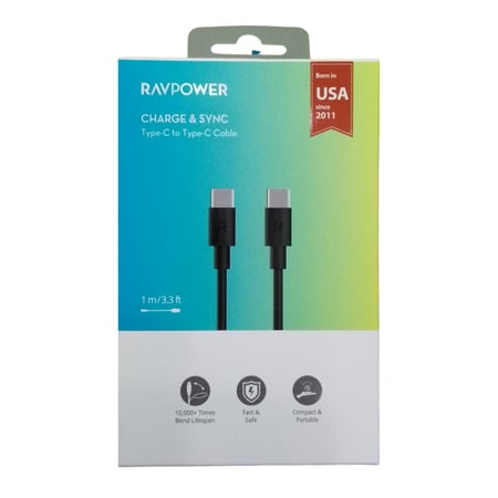 سلك راف باور تايب سي الى تايب سي 1 متر