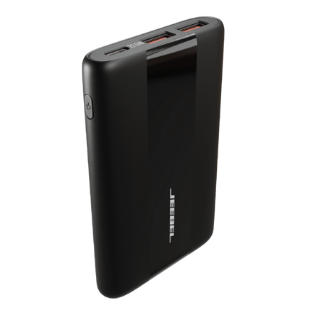 باور بانك جيبل - سعة 10000 مللي أمبير - شحن سريع وتصميم نحيف