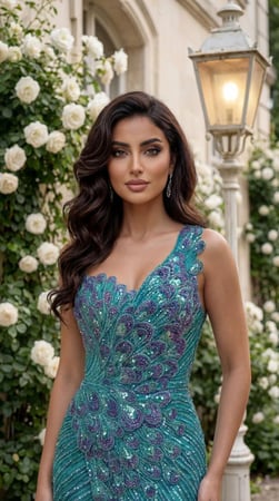 فستان سهرة موديل 8816